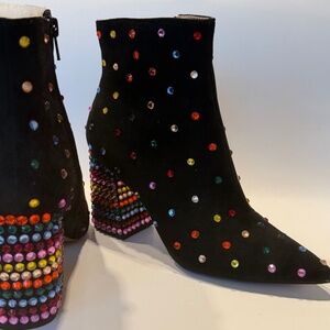 Betsey Johnson Rhinestone Boots